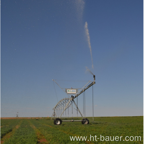 Water wheel center pivot irrigation systems